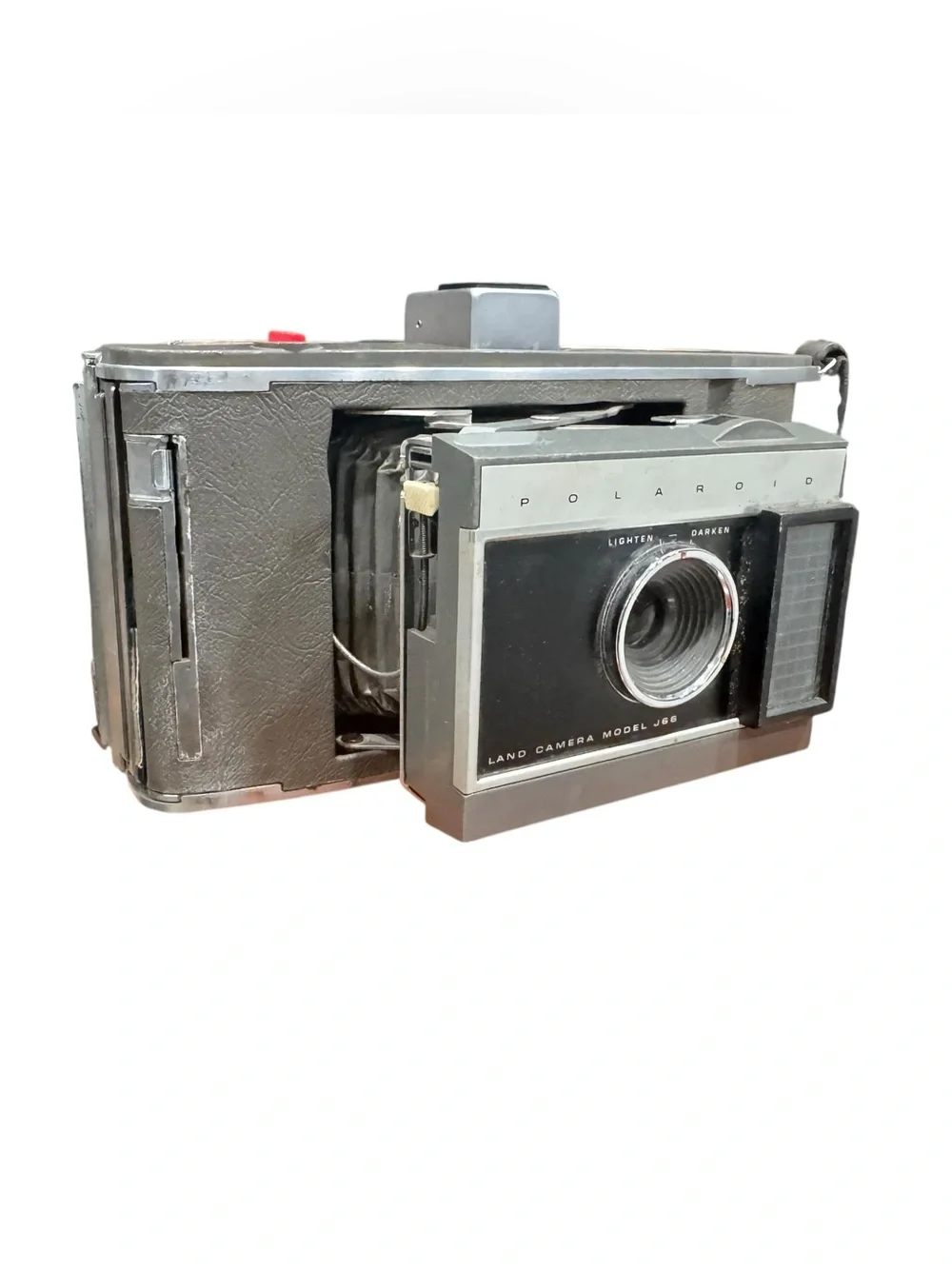Vintage Polaroid Acme Untested Camera Co. J66 Land Camera with Case
